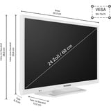 Telefunken XH24O550M-W, Televisor LED blanco
