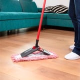 Vileda Fregona Pet Pro MICROFIBRE UNIVERSAL, Limpiador de suelo rojo