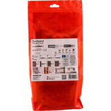 fischer Taco de vástago largo DuoXpand 10x160 FUS, Pasador gris claro/Rojo