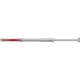 fischer Taco de vástago largo DuoXpand 10x160 FUS, Pasador gris claro/Rojo