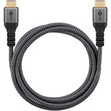 goobay Cable HDMI Plus de alta velocidad con Ethernet, 4K @ 60Hz gris