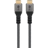 goobay Cable HDMI Plus de alta velocidad con Ethernet, 4K @ 60Hz gris