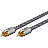 goobay Cable Mono Cinch Plus negro/Plateado