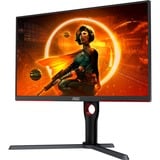 AOC G3 Q27G3XMN/BK pantalla para PC 68,6 cm (27") 2560 x 1440 Pixeles 2K Ultra HD LED Negro, Rojo, Monitor de gaming negro/Rojo, 68,6 cm (27"), 2560 x 1440 Pixeles, 2K Ultra HD, LED, 1 ms, Negro, Rojo