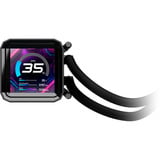 ASRock Phantom Gaming 360 LCD, Refrigeración por agua negro