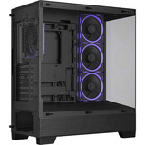 ASUS A31 Plus TG ARGB BLACK Midi Tower Negro, Cajas de torre negro, Midi Tower, PC, Negro, ATX, micro ATX, Mini-ITX, Multi, 16,5 cm