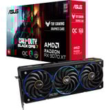 ASUS Radeon RX 9070 XT TUF GAMING OC COD Black Ops 7 Edition, Tarjeta gráfica negro