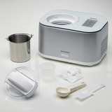 Ariete Máquina de helados Gran Gelato 4in1, Heladera blanco/Plateado