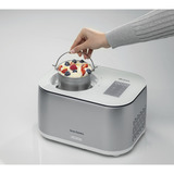 Ariete Máquina de helados Gran Gelato 4in1, Heladera blanco/Plateado