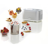 Ariete Máquina de helados Gran Gelato 4in1, Heladera blanco/Plateado