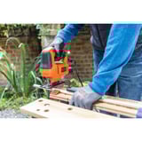 BLACK+DECKER Sierra de calar BES602 naranja/Negro