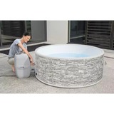Bestway 60027 spa y jacuzzi Gris, Blanco 804 L Alrededor, Piscina gris claro, Gris, Blanco, 804 L, Alrededor, 5 personas(s), 40 °C, 2 °C/h