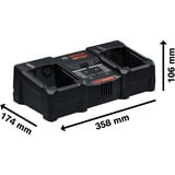 Bosch EXAL18V2-320, 1600A02YG5, Cargador negro