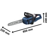 Bosch GKE 18V-40 Professional Negro, Azul, Rojo, Motosierra azul, 1,1 mm, 12,4 m/s, 76,2 / 8 mm (3 / 8"), Negro, Azul, Rojo, Batería, 18 V