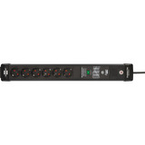 Brennenstuhl Regleta Connect Premium-Line WiFi 6 tomas negro