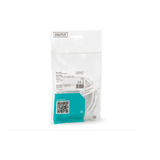 Digitus Cable de conexión USB 2.0 de silicona USB-A > USB-C blanco