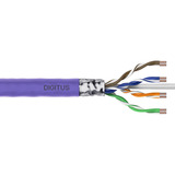 Digitus Cable de instalación Professional Cat.6 F/UTP simplex, Dca violeta