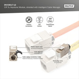 Digitus DN-93617-12, Módulo Keystone plateado
