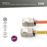 Digitus DN-93617-12, Módulo Keystone plateado
