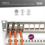 Digitus DN-93617-12, Módulo Keystone plateado