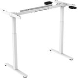 Digitus Estructura de mesa ajustable en altura eléctricamente, Soporte blanco