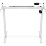 Digitus Estructura de mesa ajustable en altura eléctricamente, Soporte blanco