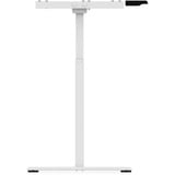 Digitus Estructura de mesa ajustable en altura eléctricamente, Soporte blanco