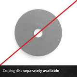 EINHELL Amoladora angular inalámbrica Power X-Change TC-AG 18/115 Li-Solo, 18 Voltios rojo/Negro