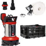 EINHELL Juego de inundación GE-DP 7535 N LL ECO, Bombas presión e inmersión rojo/Negro