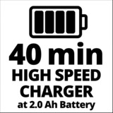 EINHELL Power X-Change Taladro atornillador percutor TE-CD 18/40 Li-i +64, 18 Voltios, Martillo atornillador rojo/Negro