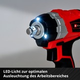 EINHELL TE-CW 18Li atornillador de impacto a batería, Tornillo de percusión rojo/Negro, No incluye batería ni cargador, 2900RPM 18V Negro, Rojo , 1,1 kg