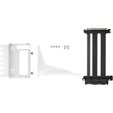 Fractal Design Flex 2 PCIe 4.0 x16 Blanco, soporte + cable de extensión, Cable alargador blanco/Negro