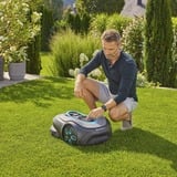 GARDENA Robot cortacésped smart SILENO pro 600m² gris/Turquesa