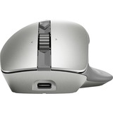 HP Ratón inalámbrico 930 Creator plateado, mano derecha, Bluetooth, 3000 DPI, Plata