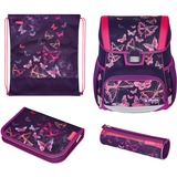 Herlitz Loop Plus Butterflies, Cartera de escuela lila
