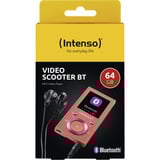 Intenso Video Scooter BT, Reproductor portátil rosa neón