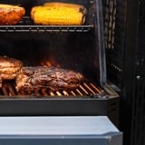 Masterbuilt Parrilla de carbón + Ahumador Gravity 800 negro