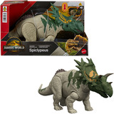 Mattel Jurassic World Wild Roar Spiclypeus, Muñecos 