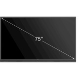 Optoma 3751RK pizarra y accesorios interactivos 190,5 cm (75") 3840 x 2160 Pixeles Pantalla táctil Negro, Pantalla de gran formato negro, 190,5 cm (75"), 370 cd / m², 1,073 billones de colores, 3840 x 2160 Pixeles, 4K Ultra HD, Direct-LED