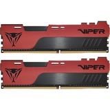 Patriot PVE2432G266C6K módulo de memoria 32 GB 2 x 16 GB DDR4 2666 MHz, Memoria RAM rojo/Negro, 32 GB, 2 x 16 GB, DDR4, 2666 MHz, 288-pin DIMM