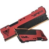 Patriot PVE2432G266C6K módulo de memoria 32 GB 2 x 16 GB DDR4 2666 MHz, Memoria RAM rojo/Negro, 32 GB, 2 x 16 GB, DDR4, 2666 MHz, 288-pin DIMM