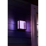 Philips Hue Aplique de pared ancho White & Color Ambiance Impress Outdoor, Luz de LED negro