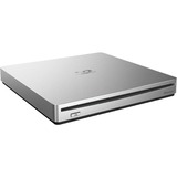Pioneer BDR-XS07TS unidad de disco óptico, Regrabadora Blu-ray externa plateado, Ranura, Horizontal, Sobremesa/Portátil, EIDE/ATAPI, BD, BD-R, BD-R DL, BD-RE, CD-R, CD-RW, DVD+R, DVD+R DL, DVD+RW, DVD-R, DVD-R DL, DVD-RAM, DVD-RW, 4 MB