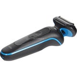 Procter & Gamble Series 5 52-B7650cc, Máquina de afeitar negro/Azul, Máquina de afeitar de láminas, Negro, Azul, Botones, Batería, 50 min, 1 pieza(s)