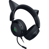 Razer Kraken Kitty V3 X Black, Auriculares para gaming negro/Verde