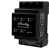 Shelly Switch LAN 5 Puertos 10/100 Mbit, Interruptor/Conmutador negro