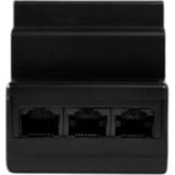 Shelly Switch LAN 5 Puertos 10/100 Mbit, Interruptor/Conmutador negro