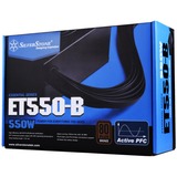 SilverStone SST-ET550-B v1.2 550W, Fuente de alimentación de PC negro