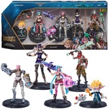 Spin Master paquete de las ciudades duales con figuras coleccionables y accesorios de Jinx exclusiva, Heimerdinger, Vi, Caitlyn y Ekko de 10,2 cm, Muñecos League of Legends paquete de las ciudades duales con figuras coleccionables y accesorios de Jinx exclusiva, Heimerdinger, Vi, Caitlyn y Ekko de 10,2 cm, Figura de acción de juguete, Adultos y niños, Videojuego