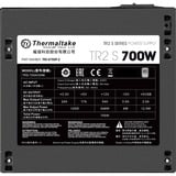 Thermaltake TRS-700AH2NK unidad de fuente de alimentación 700 W 20+4 pin ATX ATX Negro, Fuente de alimentación de PC negro, 700 W, 230 V, 50 - 60 Hz, 9 A, Activo, 120 W